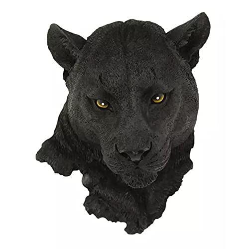 Décoration murale maison style Jamaïque avec léopard noir statue - 2