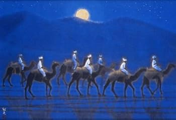 平山郁夫　月光流砂行　　28/ 1200 楽天市場】平山郁夫 月光流砂らくだ行 （げっこうりゅうさらくだ