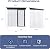 5x3 FT Galvanized Steel Garden Shed, Simple & Sturdy Outdoor Storage with Sloped Water-Resistant Roof for Secure Backyard, Patio & Garage Storage, White