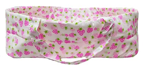 Baby Dolls Purple Fruit Toy Bassinet for 16-18 Newborn Reborn Baby Dolls Girl