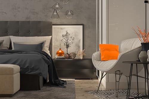 npluseins Jersey Spannbetttuch Baumwolle, 120x200 cm, Schokobraun – Ansicht 2