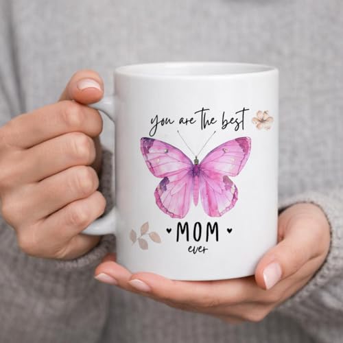 Image of TIED RIBBONS Gift for Mom, Birthday Gift for Mom Women Wife Mother in Law Mummy (Artificial Flower Rose Bunch with Ceramic Coffee Mug, Photo Frame & Greeting Card) Set Combo