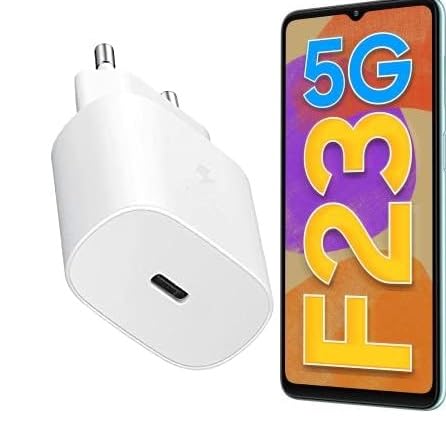 Image of Original Samsung F23 5G / F23 25W Charger with Type-C Cable - Rapid Power Delivery for Your Devices