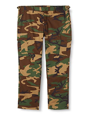 Teesar Men's BDU Trousers Ripstop Slimfit Woodland