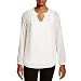 NYDJ Women's Foil Dot Print Blouse