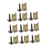 MAJORMENCH 10セット 自動車装飾用ナットクリップ ボルト 属製耐久性 車内アクセサリー 強力固定用六角頭ねじ 簡単取付け 内張り対応