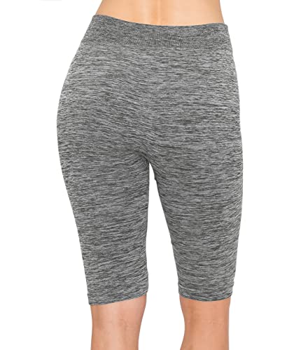 Image of ALWAYS Women's High Waist Bike Shorts - Athletic Workout Tummy Control Stretch Running Yoga Pants