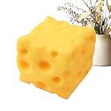 Juguete Blando Queso | Juguete antiestrés Mantequilla Queso | Quesos irrompibles Sugar Cube Fidget Squeeze Toy Levantamiento Lento | Quesos maltosa Squishys Juguetes sensoriales aliviar estrés