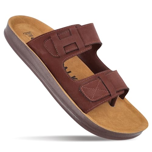 Image of WALKAROO Men's Fashion Sandals with Soft Sole and Lightweight - WGR53211