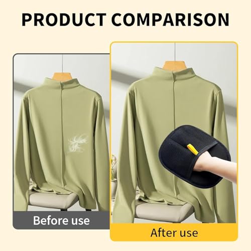 Image of Pet Hair Remover Brushing Gloves - Remove Fur from Clothing, Furniture, Car Seats, Bedding & Upholstery - Reusable Lint Hair Remover for Home, Car Interiors & Pet Owners(2Pcs)