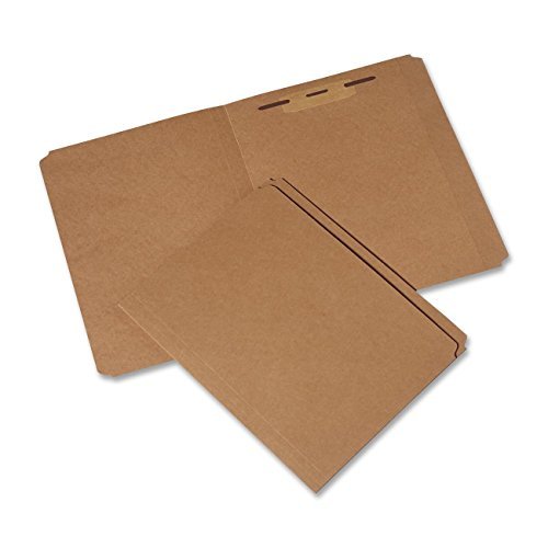 7530002815939 Medium-Duty File Folder, 1/3 Cut, Letter, Brown, 100 File Folders by NIB - NISH