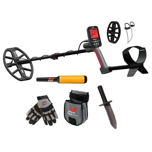 Image of MINELAB Vanquish 560 Pro Pack Bundle, Includes Metal Detector, Two Coils, Wireless Ear Buds, PRO-FIND 35 Pinpointer, Digging Tool, Finds Pouch, and Gloves