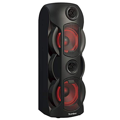 Caixa de Som BOMBER Party 800 Bluetooth Super Potência 50 Watts RMS - Bomber