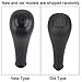 KIMISS 4 Speed Gear Stick Shift Knob + Gaiter Boot Cover for Benz W123 W140 W20