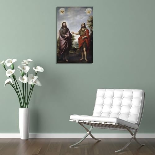 Poster Bartolomé Estebán Murillo Saint Jean-Baptiste grand format 50x75
