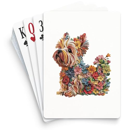 CafePress Baraja de Naipes Yorkshire Terrier tamaño estándar