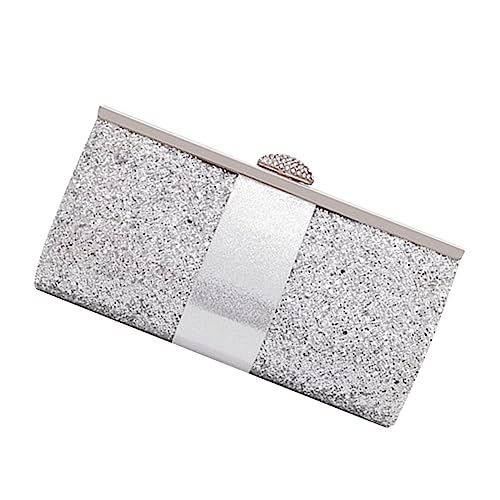 Pochette de Soirée Sans Perte de Paillettes POPETPOP, Sac à Main Élégant en Cuir pour Dîner
