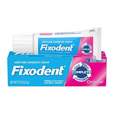 Fixodent Complete Original Denture Adhesive Cream, 0.75 oz Cover