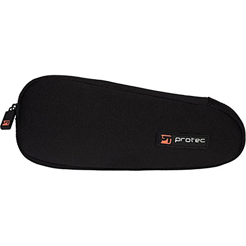Baritone Saxophone Neoprene Mouthpiece Pouch With Zipper Closure - Black, Model N277 #TOP1