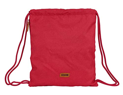 Safta Saco Deportivo Cierre De Cordones Cereza, Granate, 350Xx450Mm