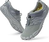 WHITIN Women's Minimalist Barefoot Trail Running Shoes | Wide Toe Box Size 9-9.5 Grey 40