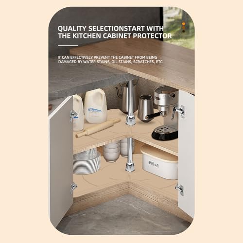 Doublure silicone antidérapante de cuisine tapis de placard imperméable - 4