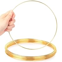 Metallringe zum Basteln - SOSMAR 20cm Metall Ringe, Makramee Ringe, Traumfänger Ringe, Kränze Ringe, Blumen Reifen zum aufhängen dekorieren, 10 Stück