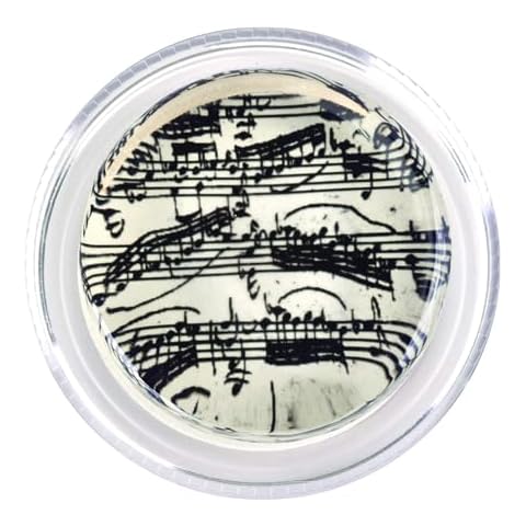 Magic Rosin - 3G Bach Manuscript - Premium Grade Instrument Rosins for Violin, Viola, and Cello Bows - Excellent Grip - Delivers a Clear, Complex Tone - Purified Transparent Pine Rosin - USA Made Cover
