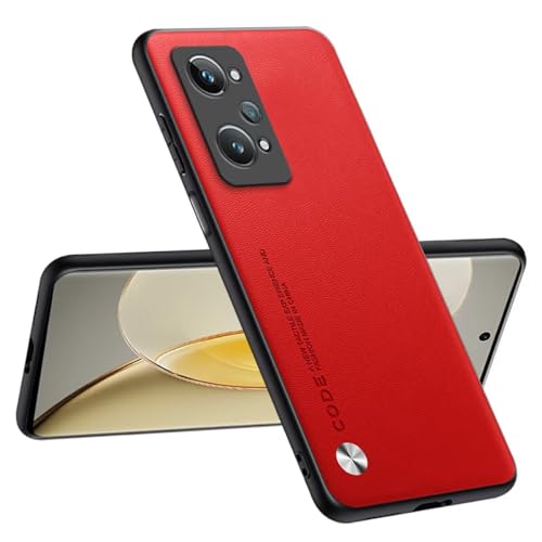 Topme Funda Compatible con Realme GT2 / GT Neo2 / GT Neo 3T (6.62") – Protección Segura y con Estilo - Rojo