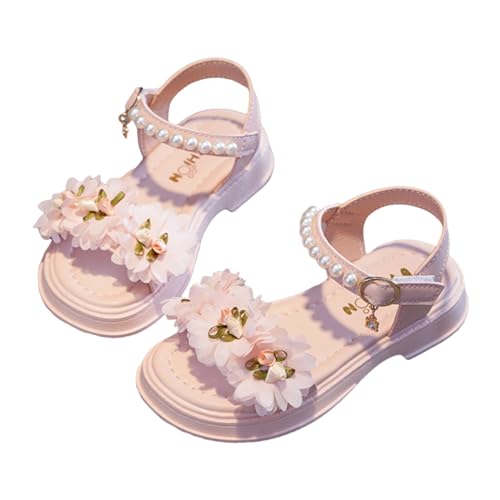 IWIHMIV Girls Flat Sandals Girls Comfortable Thick Soled Sandals Casual Open Toe Summer Casual Soft Sole Shoess2