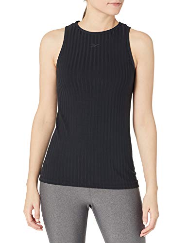 Débardeur fitness maternité Reebok femme noir pour le sport