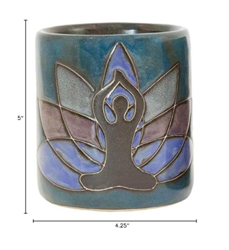 Taza artesanal para meditar 16 oz miniatura 3