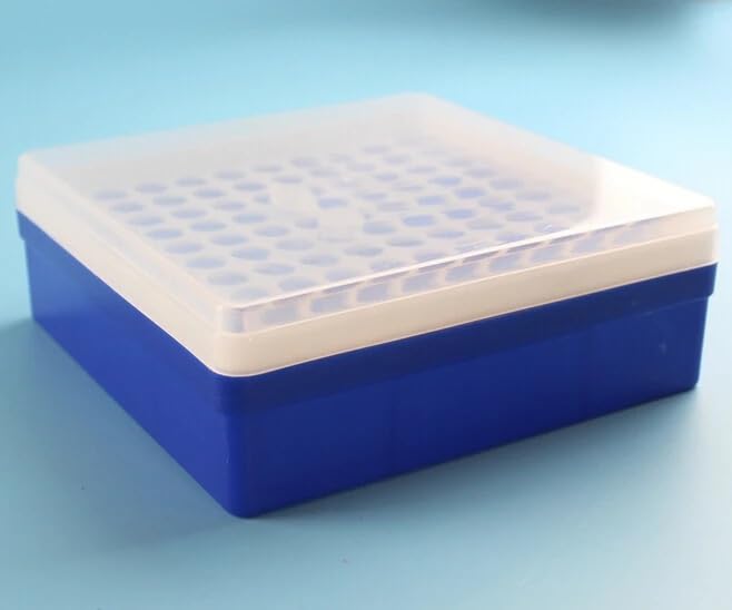 WENWENLEE 1.5 ml Plastic Micro centrifuge Tube Rack Box 50/72/100 Position Laboratory centrifuge Socket Tube Box