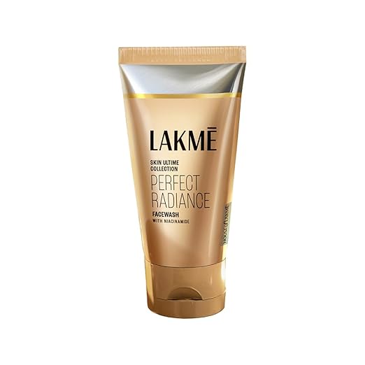 Lakme Perfect Radiance Brightening Facewash with 98% Pure Niacinamide Complex For Glowing Skin with Glycerin Known to Reduce Pigmentation 50gm