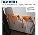 Wall-Mounted Oxygen Cylinder Holder with Adjustable Straps - ABS Plastic Gas Tank Shelf for Safe Storage and Transportation(5m)