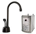 Westbrass D272H-12 Develosah 9" 2-Handle Hot and Cold Water Dispenser with Instant Heating Tank, 1-Pack, Oil Rubbed Bronze