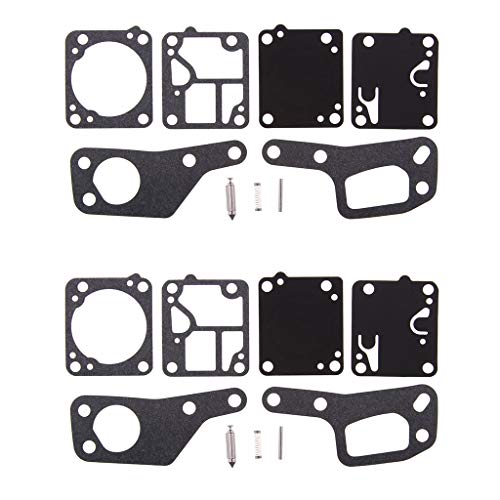 HomeDecTime 2 X Zama M1M7 RB19 Carb Kit McCulloch Chainsaw Mini 110 120 130 140 Carb