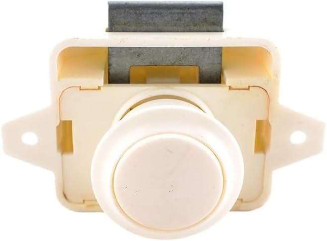 3PCS Camper Car Push Lock Diameter 26mm RV Caravan Boat Motor Cabinet Drawer Latch Button Locks for Furniture Hardware(Pearl nikel)