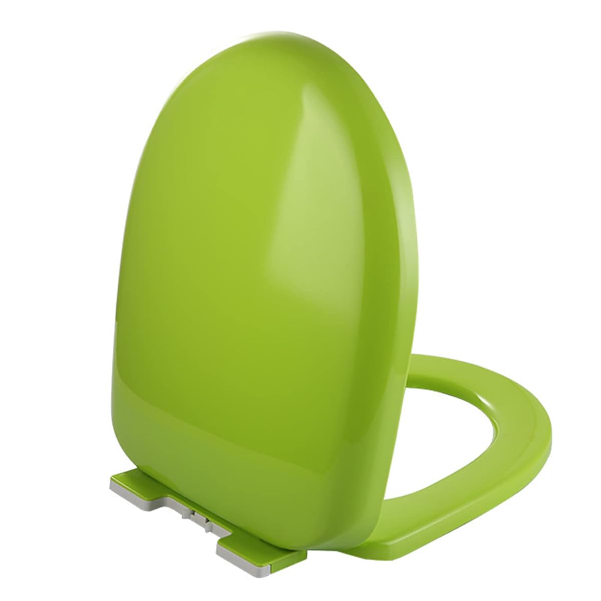 FLYIODFCXV Toilet seat, With Quiet Cushioning and Quick Release Hinge - Universal Seat Cover for Standard Size Fixtures(Green)