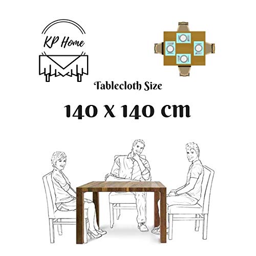 Toile cirée feuille en vinyle épais nappe carrée de qualité supérieure