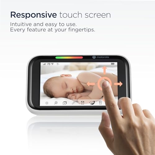 Motorola Nursery PIP1710 Connect Wi-Fi Baby Monitor with AI Cry Detection & 5" Parent Unit — view 5