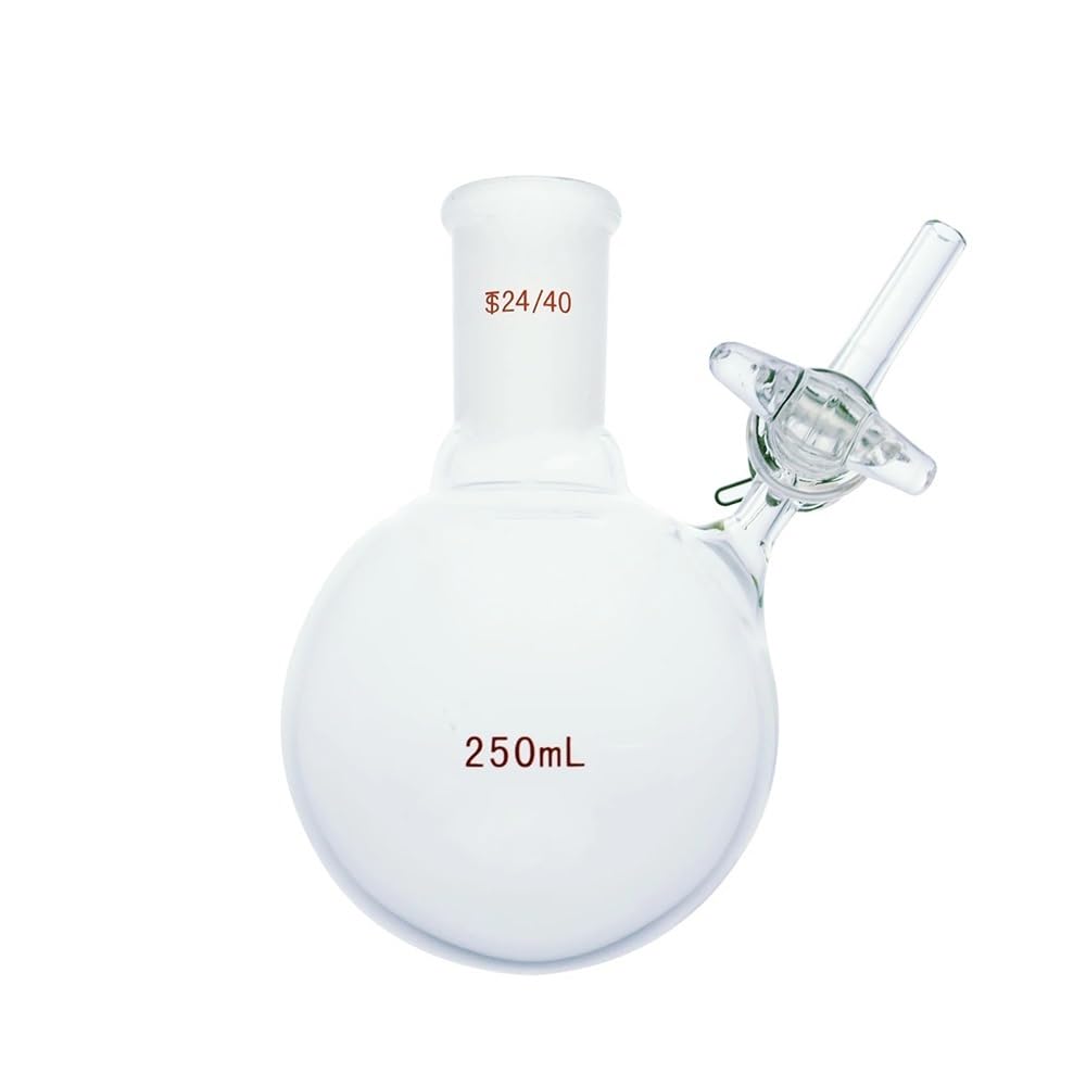 Équipements et fournitures de laboratoire Flacon de réaction libre avec ressort en verre 24/40