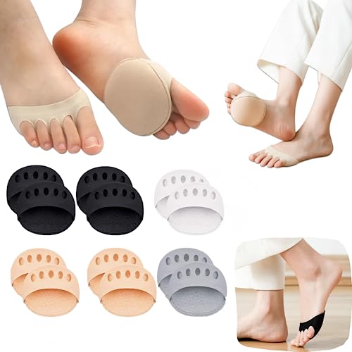 Almohadillas Metatarsianas Pies [6 Pares Mejorados, Doble acolchado]- Almohadillas Confort Reutilizables Para Mujeres Y Hombres- Prevención Del Dolor- Plantillas Tacones, Sandalias- Mejora tu vida