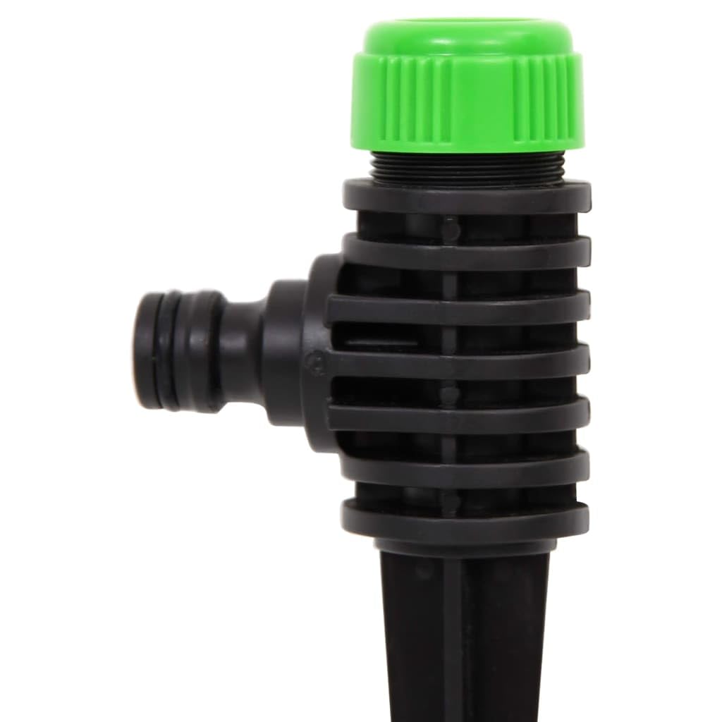 Irrigazione del prato, Irrigatore da giardino rotante Confezione 6 bicolore 3x6x19,5 cm ABS PP 360 Auto