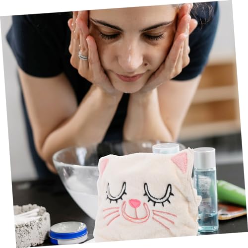 Housoutil Toalha Quente Toalha Facial Coral Toalhas De Compressa Quente Toalha De Cuidados Faciais T
