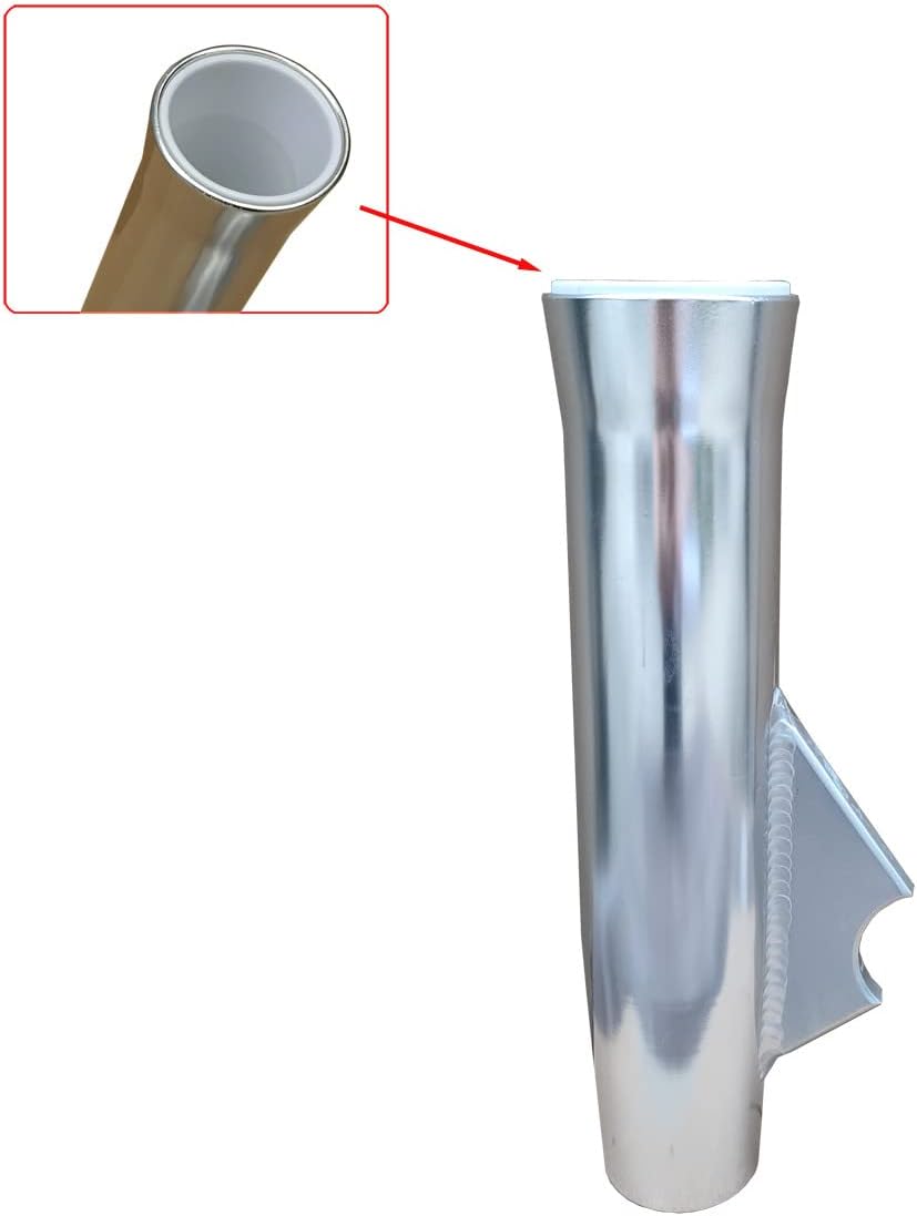 Brocraft Aluminum Rod Holder Flared with Blade / Aluminium Flared Weld-On Rod Holder with Blade