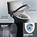 TOTO® WASHLET®+ S7 Electronic Bidet Toilet Seat with EWATER+® Bowl and Wand Cleaning and Contemporary Lid, Elongated, Cotton White - SW4726AT40#01
