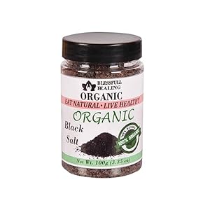 Blessfull Healing Organic Black Salt Crystal 100 Gram (Packing May Vary)