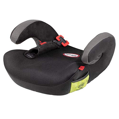 Premium HEYNER SafeUp Ergo L kinderauto Booster zitkussen Junior 4-12 jaar met zachte riem Pad Pantera Zwart