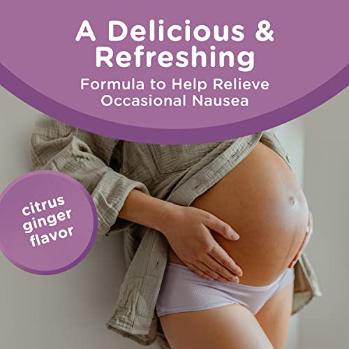 Centrum Morning Sickness Relief Gummies, Citrus Ginger Flavor - 60 Count, Up to 60 Day Supply